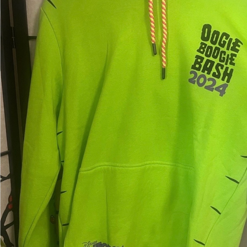 Disney Oogie Boogie Bash 2024 Neon Green Hoodie